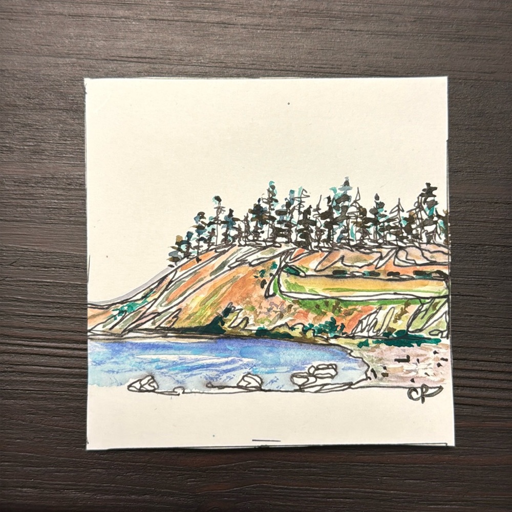Landscape Mixed Media Art